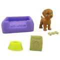 Replacement Parts for Barbie Dreamhouse Playset - FHY73 - Replacement Dog Bowl Bone Food Bag and Bed