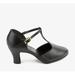 Dance Shoes Ballroom 2.5 Character T-Strap So Danca CH57 Black 4.5M Adult