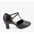 Dance Shoes Ballroom 2.5 Character T-Strap So Danca CH57 Black 11.5M Adult