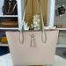 Kate Spade Bags | Kate Spade Adel Small Tote Bag Neutral Color Beige & Pink Leather | Color: Cream/Pink | Size: 8.3”H X 10.6” W X 5.5”D