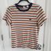 Levi's Tops | Levis Striped Top Sz Xl | Color: Blue/Orange | Size: Xlj