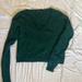 Brandy Melville Sweaters | Brandy Melville Crop Sweater | Color: Green | Size: Os