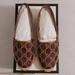 Gucci Shoes | Authentic Gucci Women Gg Lam Espadrille Shoes In Brown | Color: Brown | Size: 8