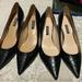 Nine West Shoes | Nine West Arlene 2 12 Inch Heels Faux Snakeskin And Crocodile Black Size 9 | Color: Black | Size: 9