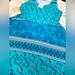 Lularoe Dresses | Lularoe “Nikki” Sleeveless Dress | Color: Blue/Green | Size: Xl