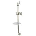 Kingston Brass KSX2528SG Kingston Brass KSX2521SG Shower Slide Bar with Soap Dish Satin Nickel