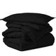 FINE CLASS 10.5 Tog Emperor size Comforter Warm and Anti Allergy Hotel Quality, Super Soft, for All Seasons 100% Egyptian Cotton Quilt Duvet (Black)