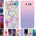 Coque de téléphone souple en silicone TPU chat de luxe pare-chocs pour LG V30 V30 Plus housse de