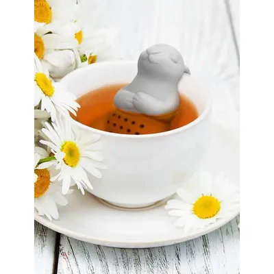 Infuseur à thé en silicone en forme de lapin mignon filtre diffuseur passoire
