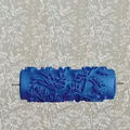Tête de brosse à rouleau en caoutchouc pour peinture murale outil de peinture rouleau de Bergame
