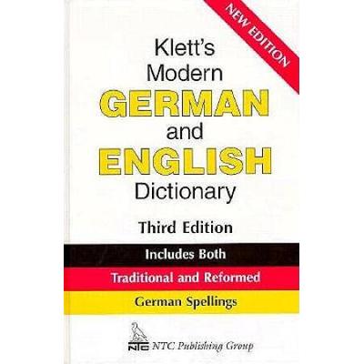 Kletts Modern German And English Dictionary
