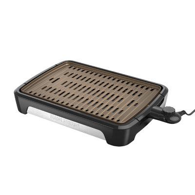 George Foreman Open Grate Smokeless Grill Die Cast...