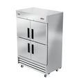 KoolMore Stainless-Steel Reach-in Heavy Duty 32" Counter Depth 47 cu. ft. Refrigerator in Black/Gray/White | 82 H x 32 W x 54 D in | Wayfair