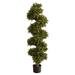 46" Boxwood Spiral Topiary Artificial Tree - 46