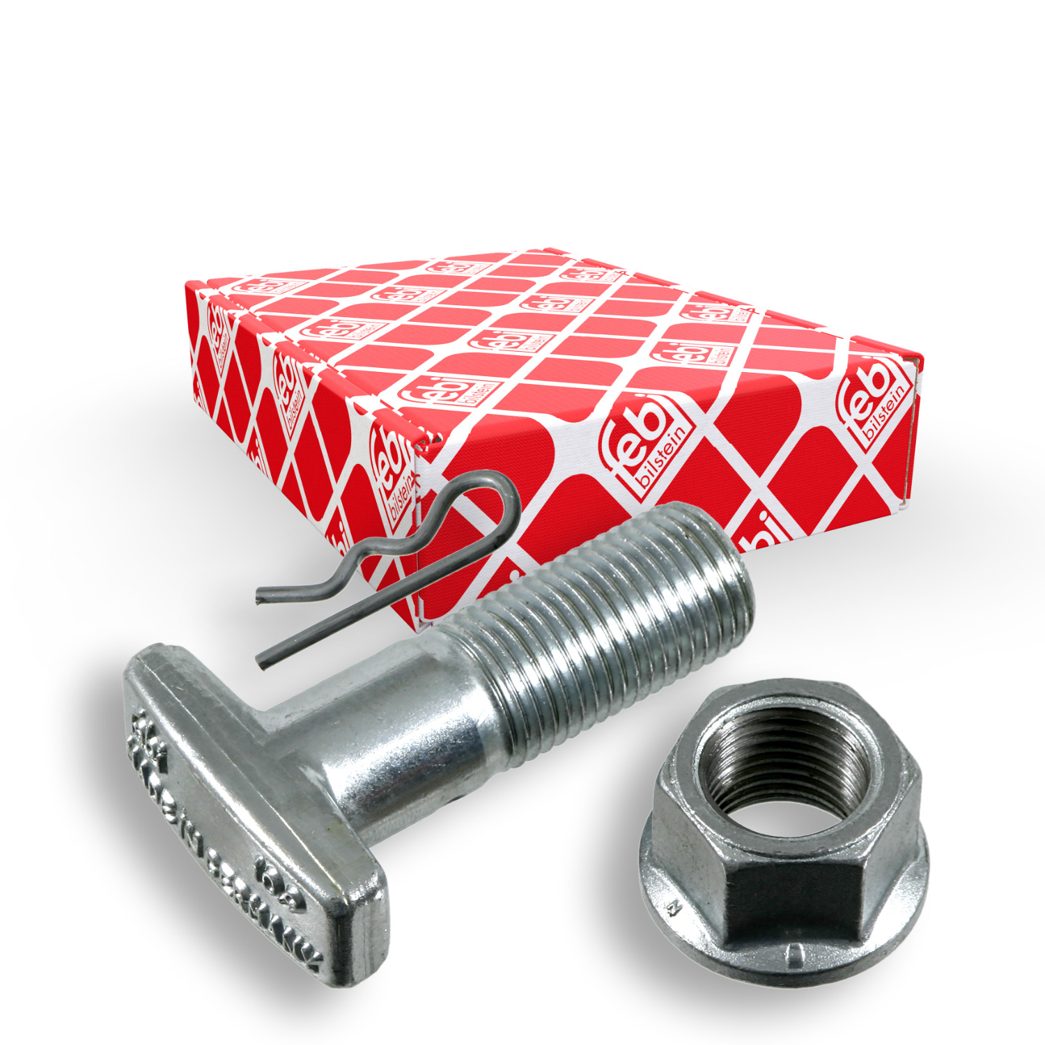 FEBI BILSTEIN Radbolzen Universal mit Feder für MERCEDES-BENZ 3464015270kpl. A3464015270kpl. 03181 Image