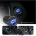 Universal Car Charger Dual USB 2.1+2.1A Power Socket Blue LED w/ Switch ATV UTV