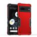 Allytech for Google Pixel 7 Case 6.3 inch Google Pixel 7 Cover Slim Soft TPU + PC Cover Case Non-Slip Shockproof Heavy Duty Cell Phone Case for Google Pixel 7 5G 2022 Red