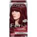 L Oreal Paris Feria Multi-Faceted Shimmering Permanent Hair Color R48 Red Velvet (Intense Deep Auburn) 1 Kit (Pack of 3)