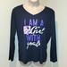 Disney Tops | Disney Parks "I Am A Girl With Goals" Women's Soccer Tee | Color: Blue/Pink/Purple/White | Size: 2x
