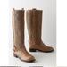 Anthropologie Shoes | Anthropologie Schuler & Sons Dakota Woven Tall Riding Boots. | Color: Brown/Tan | Size: 6