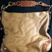 Coach Bags | Coach Large Leather Hobo Shoulder Bag With Heavy Gold Hardware. | Color: Brown/Tan | Size: 13x13x6