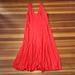 Anthropologie Dresses | Anthropologie Maeve Red V-Neck Sleeveless Dress | Color: Orange/Red | Size: M