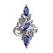 Rings For Girls Blue Artificial Flower Diamond Ring Elegant Rhinestone Ring For Women Fashion Full Diamond Zircon Rings For Women Size 5 12