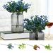 Minjieyu Artificial Berry Stemsï¼Œ Artificial Christmas Blueberry Lifelike Fruits for Home Wedding Decor