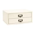 Original Home Office; - 2 Drawer Organizer - White - Ballard Designs - Ballard Designs