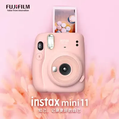 Fujifilm-Mini appareil photo instantané Instax 11 avec 20 feuilles de papier kit d'accessoires