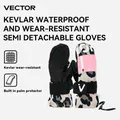 Vector – gants d'extérieur pour hommes et femmes Double planche Snowboard Kevlar imperméables