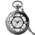 Montre De poche ajourée pour hommes et femmes jolie montre à Quartz avec pendentif en forme De