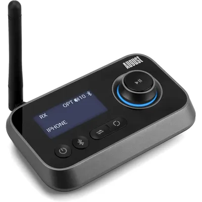 August MR280B-Émetteur-récepteur audio Bluetooth 5 connexion pour touristes casque TV et HiFi