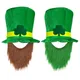 Chapeau de Saint-Patrick avec barbe pour fête de Festival chapeau de jour de Saint-Patrick 28tf