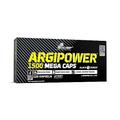 OLIMP- ArgiPower 1500 Mega Caps (120 Kapseln). Hochkonzentriertes L-Arginin Hydrochlorid Nahrungsergänzungsmittel (1er Pack)