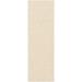 Mark&Day Wool Area Rugs 2x8 Shippagan Modern Ivory Runner Area Rug (2 6 x 8 )