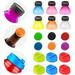 VEGCOO Bottle Lids Set 6 Pcs Soda Can Lids + 6 Pcs Can Covers + 6 Pcs Silicone Beer Bottle Caps Spill-proof Bottle Tops for Soda Beer Juice BPA-free Reusable Fizz Lids