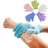 Gallickan 5 Pcs Exfoliating Loofah | Back Body Scrubber | Natural Bath Sponge Pads | Shower Loofa Body Glove for Face Back Body | Loofah for Women and Men