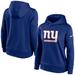 Women's Nike Royal New York Giants Lightweight Performance Hooded Top