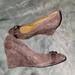 Coach Shoes | Misses Sz 8 Coach 4 Inch Wedge Heel Brown Suede Shoes Euc | Color: Brown | Size: 8