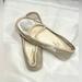 Jessica Simpson Shoes | Jessica Simpson Silvery Gold Ballet Slipper Shoe Size 6.5 | Color: Gold/Silver | Size: 6.5