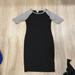 Lularoe Dresses | Lularoe Ringer Tee Dress | Color: Black/Gray | Size: S