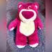Disney Toys | Disney Store Lotso Huggin Bear 12" Strawberry Scented Plush - Toy Story 3 | Color: Cream/Pink | Size: One Size