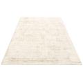 Teppich MY HOME "Shirley, handgewebter Viskose-Teppich, farblich changierend" Teppiche Gr. B/L: 300 cm x 400 cm, 12 mm, 1 St., beige (creme) Esszimmerteppiche