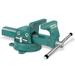 KANCA - KAD-125 KADETT PARALLEL VISE With 360Â° Rotating Swivel Base Drop-Forged Bench Vise Jaw Opening(Max) 6 INCH Strong Hand Tools and Machinist Vise Tools & Home Improvement Product Green Colour