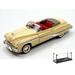 Diecast Car & LED Display Case Package - 1949 Buick Roadmaster Convertible Beige - Motormax 73116 - 1/18 scale Diecast Model Toy Car w/LED Display Case