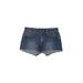 LC Lauren Conrad Denim Shorts: Blue Print Bottoms - Women's Size 0