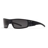 Gatorz Mag Sunglasses Black Frame Grey Polarized Lens GZ-01-011