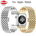 Bracelet Dragon pour montre apple Watch en acier inoxydable 42 mm 38mm à maillons bracelet de