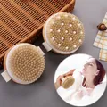 Brosse de bain exquise pour le corps épurateur à long manche massage du dos douche mousse SPA